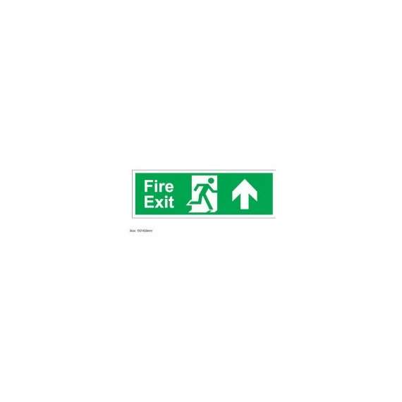 Buy Fire Exit Arrow Up Sign in [storefront]