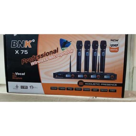 Buy BNK X75 4 Channel Wireless Microphone in [storefront]