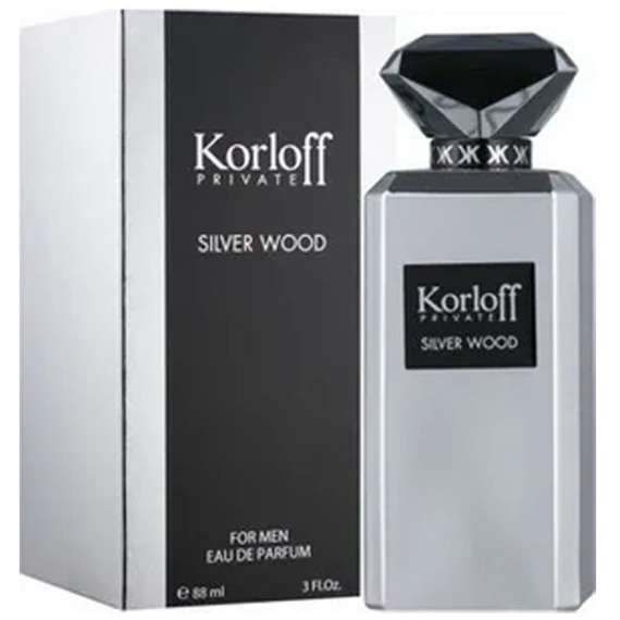 Buy Korloff Private Silver Wood 88Ml Edp Men Perfume in [storefront]