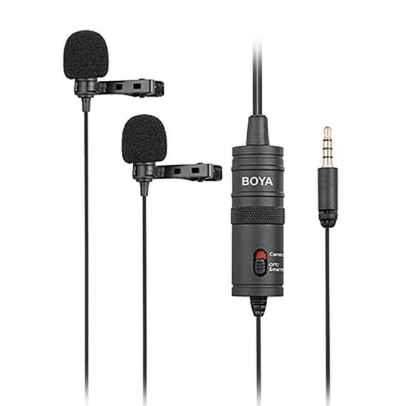 Buy Boya BY-M1DM Dual Lavalier Microphone in [storefront]