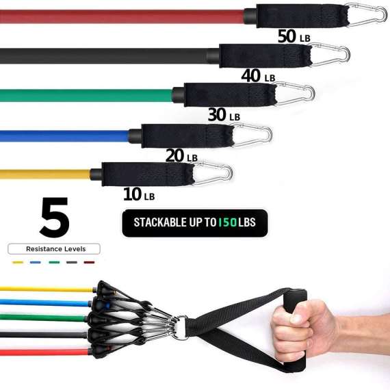 Buy Latex 11 In 1 Set Resistance Bands in [storefront]