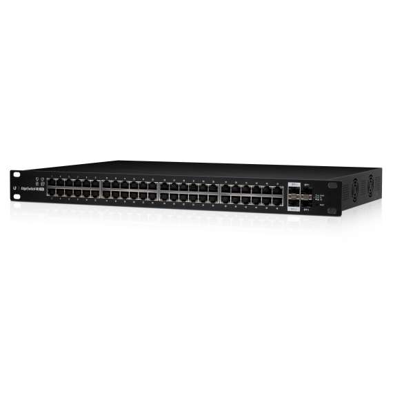 Buy Ubiquiti EdgeSwitch ES-48-500W 48xGLAN, 2xSFP Ports, POE+ 500W Switch in [storefront]