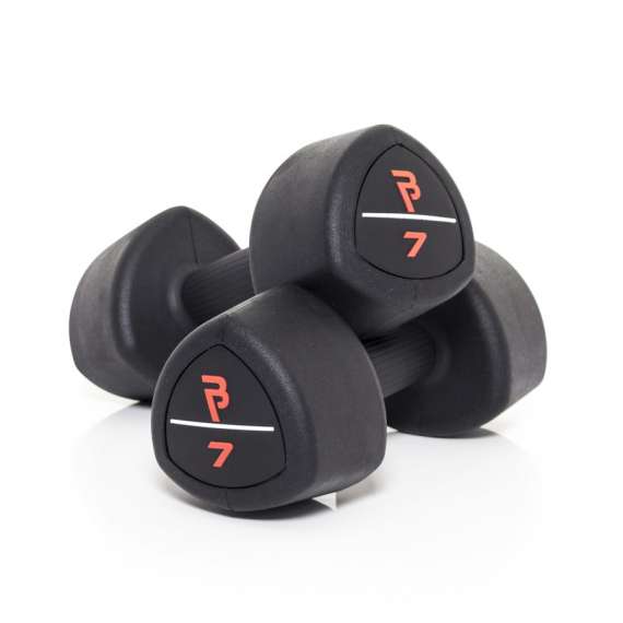 Buy DYBB 7 Kg Black Rubber Dumbbell in [storefront]