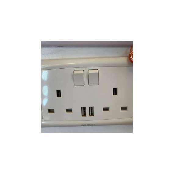 Buy Carl and Gilberts Twin Socket Outlet with USB in [storefront]