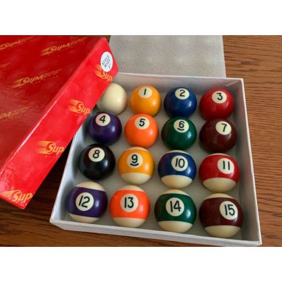 Buy Supapro Striped Pool Balls Set in [storefront]