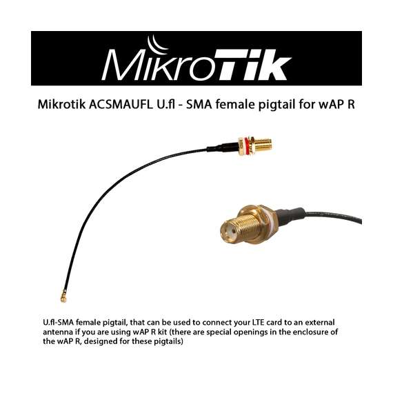 Buy Mikrotik U.fl to SMA Female Pigtail for wAP R in [storefront]