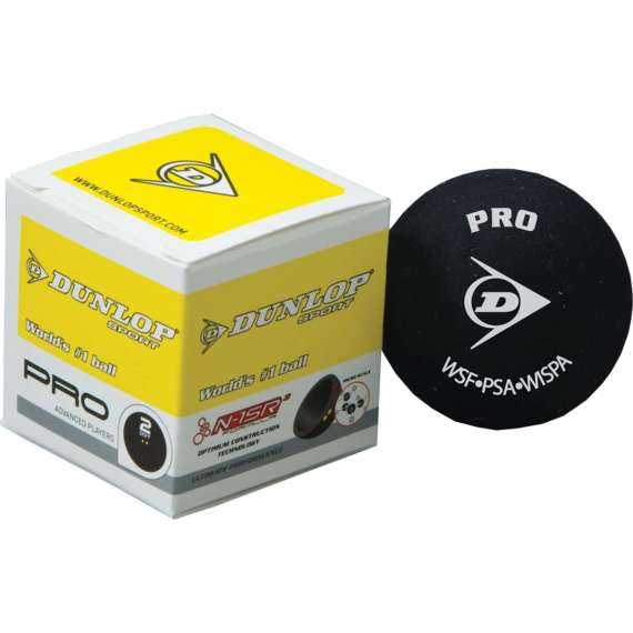 Buy Dunlop Double Yellow Dot Squash Ball in [storefront]