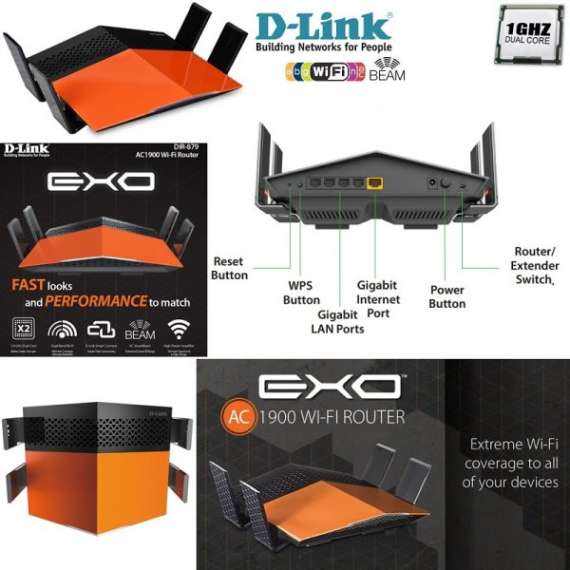 Buy D-Link DIR-879 EXO AC1900 Wireless Dual-Band Wi-Fi Router in [storefront]