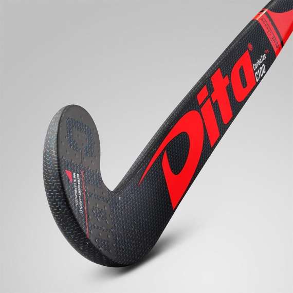 Buy Dita Carbotec Pro C100 X-Bow 36.5" UL Red/Black Hockey Stick in [storefront]