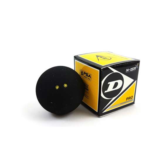 Buy Dunlop Double Yellow Dot Squash Ball in [storefront]