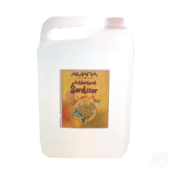 Buy Amara With Lemon Musk 5l Antibacterial Hand Sanitizer in [storefront]