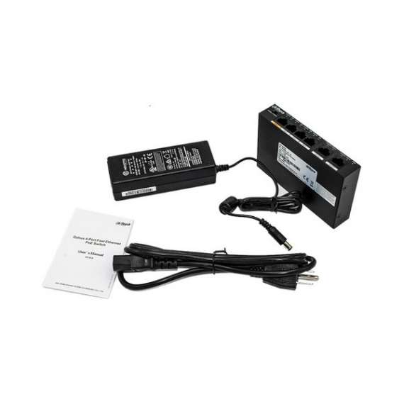 Buy Dahua DH-PFS3006-4ET-60 4-Port Fast Ethernet Poe Switch in [storefront]