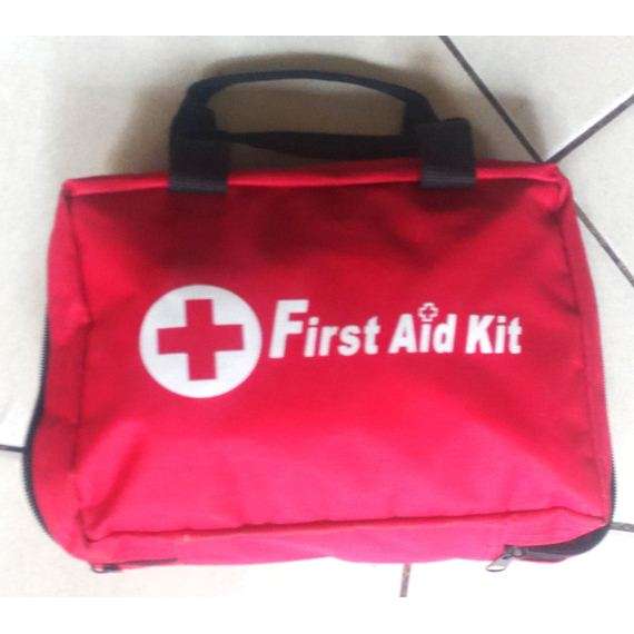 Buy Small Red Canvas First Aid Kit in [storefront]