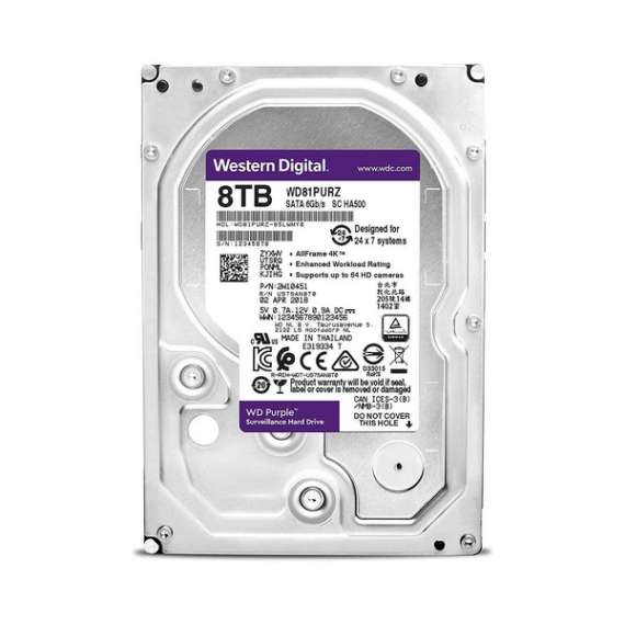 Buy Western Digital  Purple 8TB Surveillance Hard Drive in [storefront]