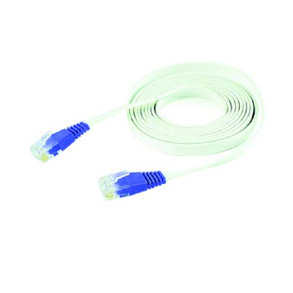 Buy CLiPtec Slim Flat  1.8m CAT5e Patch Cable in [storefront]