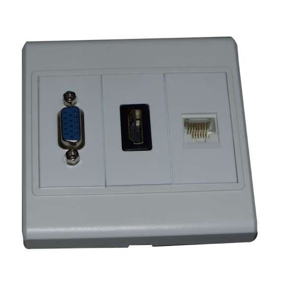 Buy Wall Mount HDMI/VGA/CAT6/RJ45 Face Plate in [storefront]