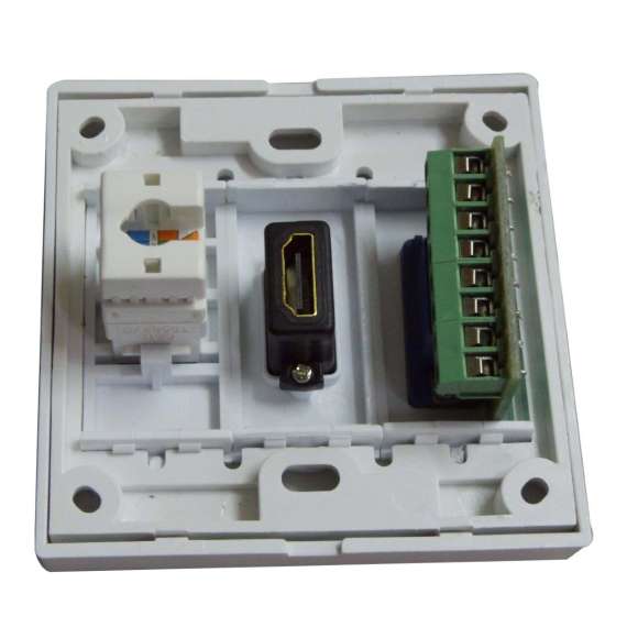 Buy Wall Mount HDMI/VGA/CAT6/RJ45 Face Plate in [storefront]