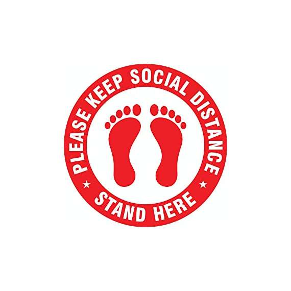 Buy Keep Social Distance Sign in [storefront]