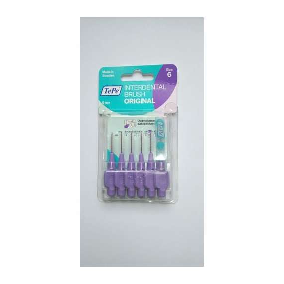 Buy TePe 1.1mm 6 Pack Purple Interdental Brushes in [storefront]