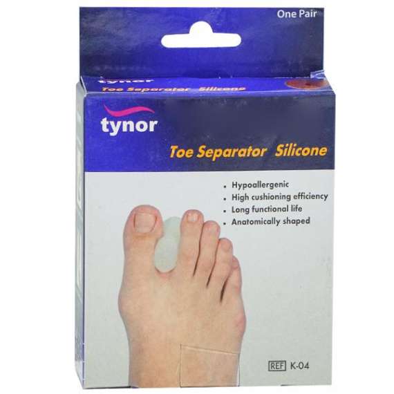 Buy Tynor Silicone One Pair Toe Separator, Size: Medium in [storefront]