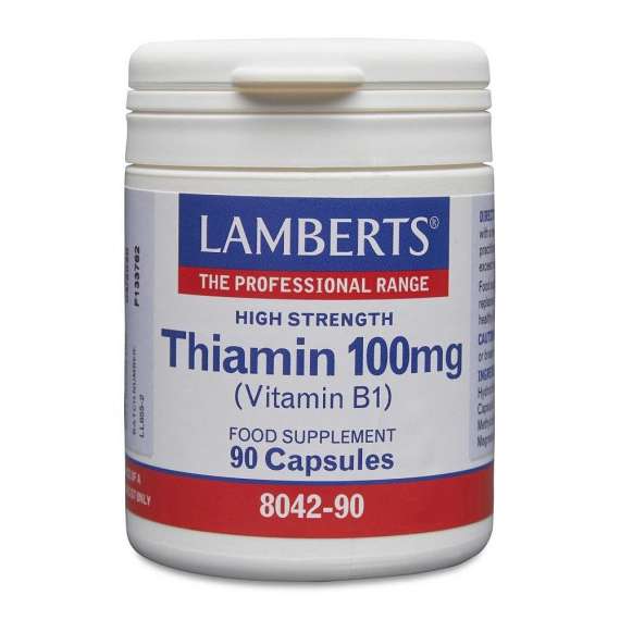 Buy Lamberts 100mg Thiamin 90 Capsules Supplement in [storefront]