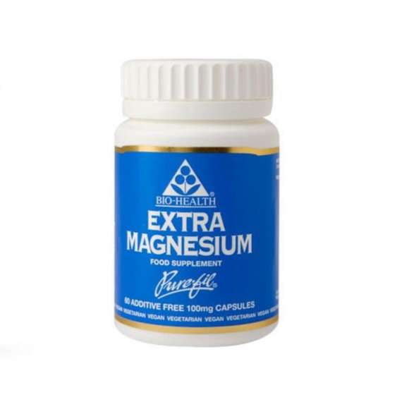 Buy BioHealth 100mg Extra Magnesium 60 Capsules Supplement in [storefront]