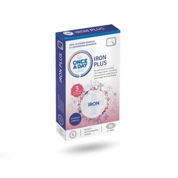 Buy Quest Once a Day Iron Plus 30Tablets Supplement in [storefront]