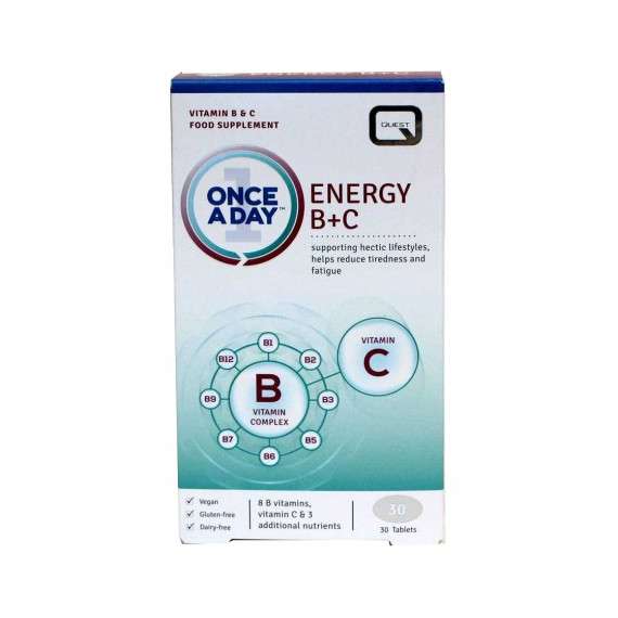 Buy Quest Once a Day 30'sEnergy B+C Tablets in [storefront]