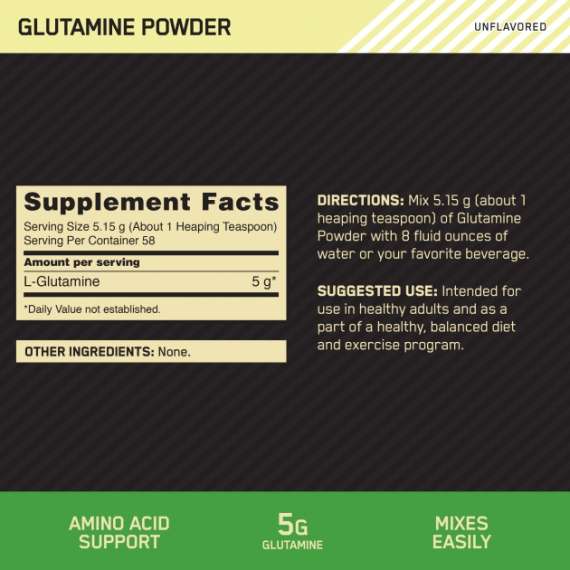Buy ON 300g Glutamine Powder in [storefront]