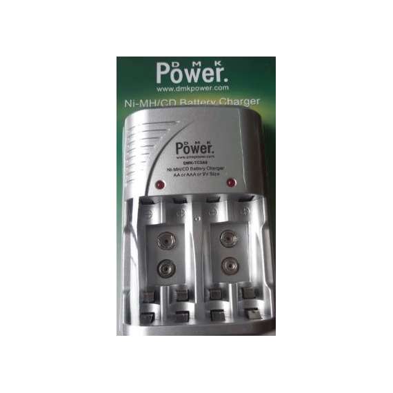 Buy DMK-TC2A9 4 Slots Smart Rechargeable Charger for AA, AAA,9V Batteries in [storefront]
