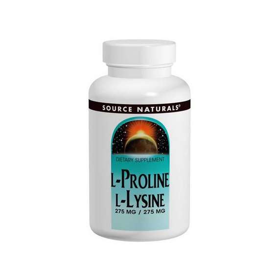 Buy Source Naturals 60 L-Proline L-Lysine Tablets in [storefront]