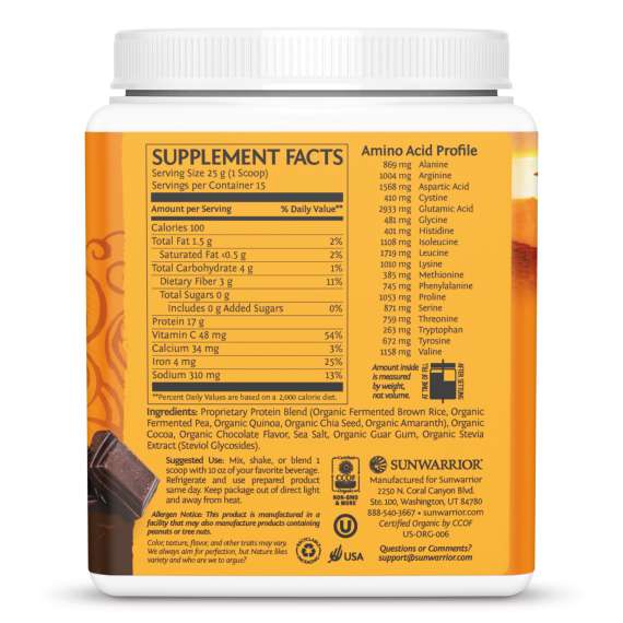 Buy Sunwarrior 375g Classic Plus Protein Supplement in [storefront]