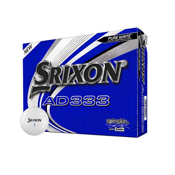 Buy Srixon AD333 White 12 Pack Golf Balls in [storefront]