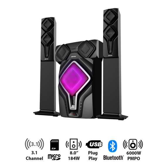 Buy Armco AHT-8090TB 3.1 Channel Tall Boy Sub Woofer in [storefront]