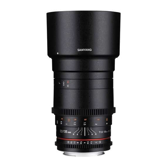 Buy Samyang 135mm T2.2 VDSLR ED UMC CANON EF lENS in [storefront]