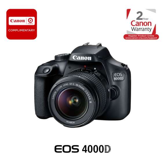Buy Canon EOS 4000D DSLR 18-55 mm Lens Camera in [storefront]