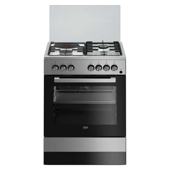 Buy Beko FSET63110DX 3 Gas 1 Electric Cooker in [storefront]