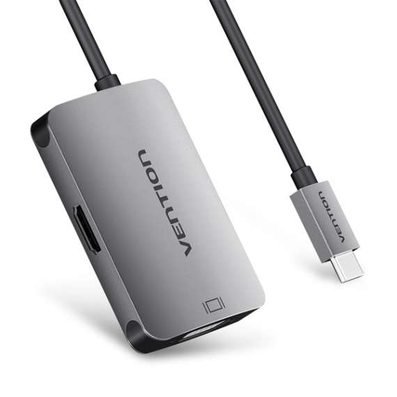 Buy Vention USB Type C To HDMI 4K and VGA Converter in [storefront]