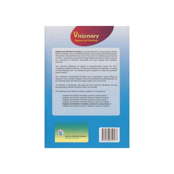 Buy KLB Visionary Hygiene and Nutrition Grade 3 Learner's Book in [storefront]