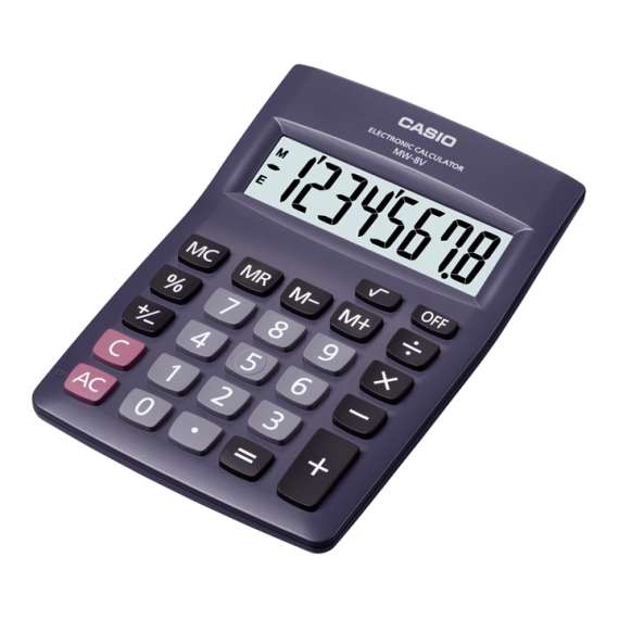 Buy Casio MW-8V-BK Desktop Calculator in [storefront]
