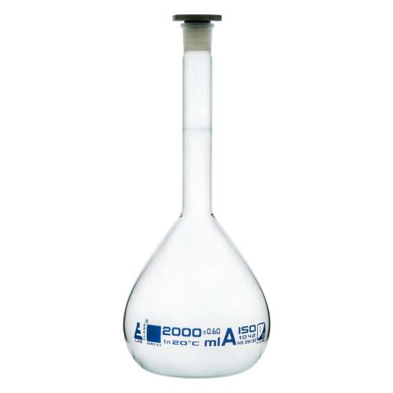 Buy Griffchem 2000ml Glass Volumetric Flask in [storefront]