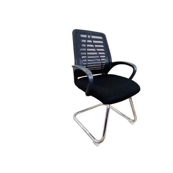 Buy Office Mesh 108C Chrome Black Visitor Chair in [storefront]
