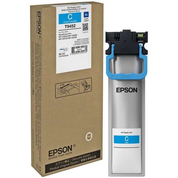 Buy Epson C13T945240 XL WF-C5XXX Series Cyan Ink Cartridge in [storefront]