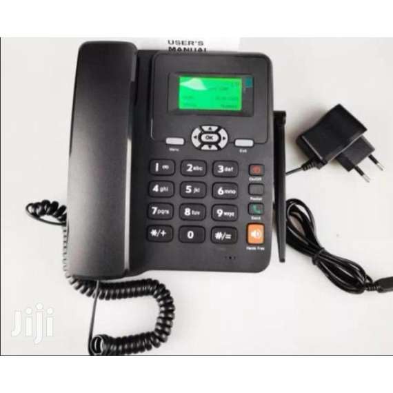 Buy ETS 6588 GSM Fixed Wireless Dual Sim Card Phone in [storefront]