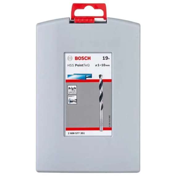 Buy Bosch HSS-CO 1MM-10MM 19 Piece Drill Set in [storefront]
