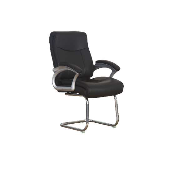 Buy 1649-V Leather Visitor Chair in [storefront]
