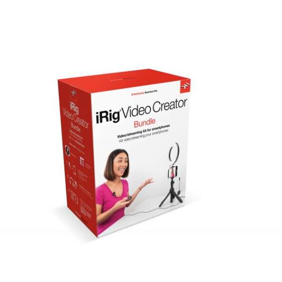 Buy IK Multimedia iRig Video Creator Bundle Video and Streaming Kit with Ring Light in [storefront]