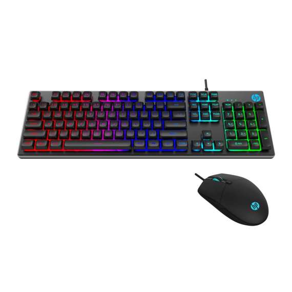 Buy HP KM300F  USB Gaming Keyboard and Mouse with Colorful Backlit Lighting in [storefront]
