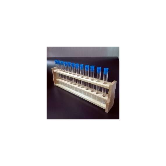 Buy 12 Hole Wooden Test Tube Rack in [storefront]