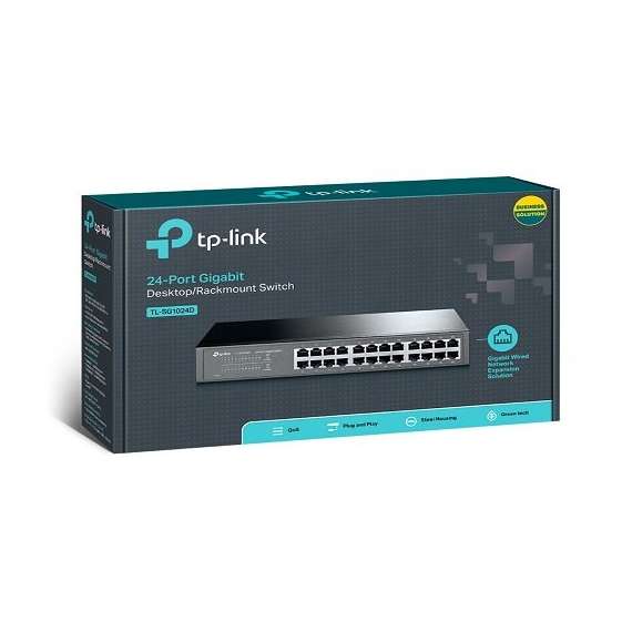 Buy TP-Link TL SG1024D 24-Port Gigabit Desktop/Rackmount Switch in [storefront]
